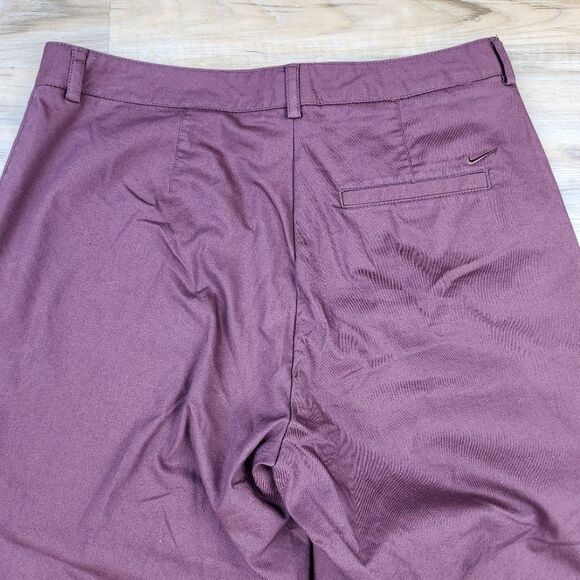 🔹️Nike Golf Burgundy Dri-Fit Pants Size 8 - Picture 6 of 11